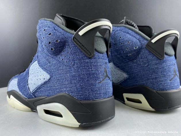 Official Maikesneakers CT5350-401 Air 6 Denim Jordan Washed 0713